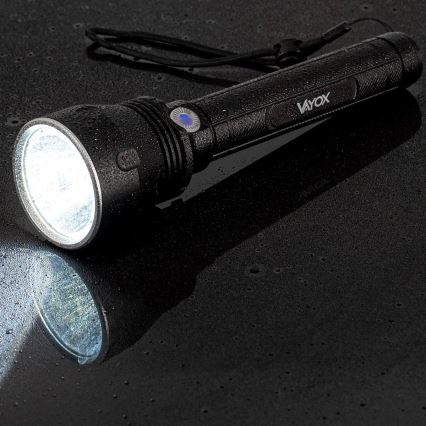 LED Dimbart uppladdningsbart ficklampa LED/20W/5V IPX5 1570 lm 8400 mAh