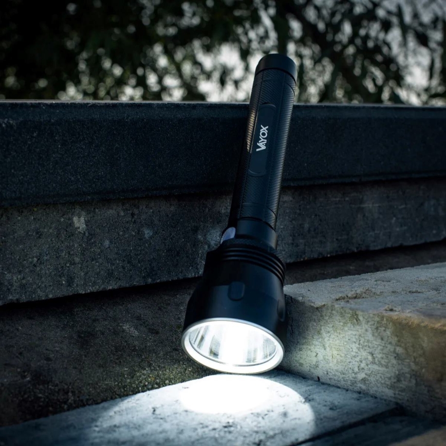 LED Dimbart uppladdningsbart ficklampa LED/20W/5V IPX5 1570 lm 8400 mAh