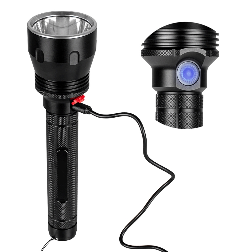 LED Dimbart uppladdningsbart ficklampa LED/20W/5V IPX5 1570 lm 8400 mAh