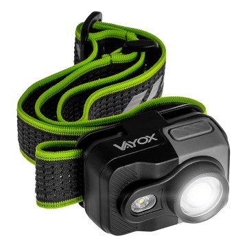 LED dimbar uppladdningsbar pannlampa LED/10W/5V/3xAAA IP66 800 lm 1000 mAh