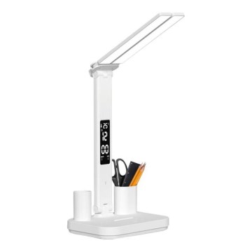 LED-dimbar uppladdningsbar skrivbordslampa NOBLITE P LED/5W/5V 3000/4000/6000K 2200 mAh vit