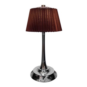 LED Dimbar uppladdningsbar touch bordslampa LED/1,5W/5V 3000/4000/6000K 1800 mAh brun