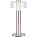 LED Dimbar uppladdningsbar touch bordslampa LED/1W/5V 3000K 1800 mAh guld