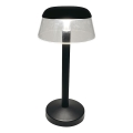 LED Dimbar uppladdningsbar touch bordslampa LED/3W/5V 3000-6000K 1800 mAh svart
