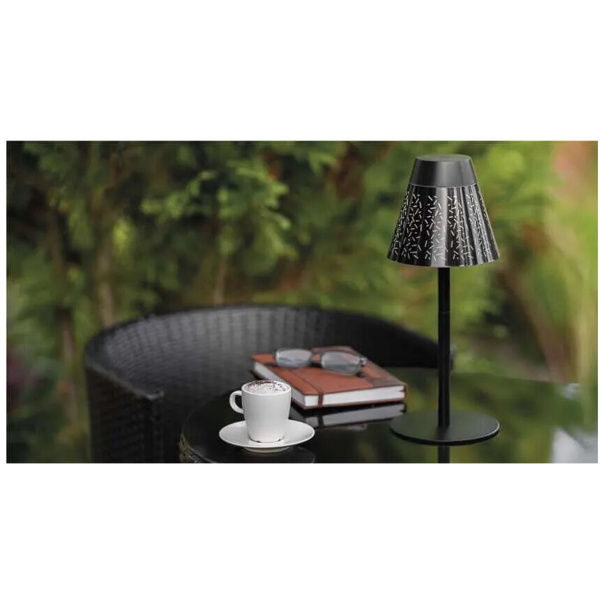 LED Dimbart uppladdningsbart utomhusbordslampa LED/4,2W/5V 2200mAh IP44