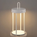 LED dimbar uppladdningsbar utomhusbordslampa med beröringsstyrning GENTLE LED/1,5W/3,7V 3000 mAh IP44 vit