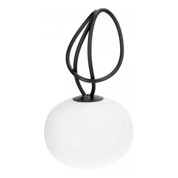 LED dimbar uppladdningsbar utomhuslampa VENEZIA LED/1,5W/5V 2500K IP54 2600 mAh svart