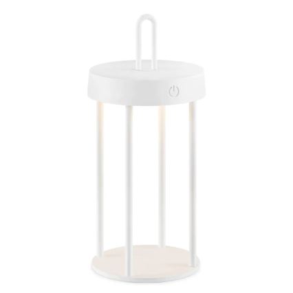 LED dimbar uppladdningsbar utomhusbordslampa med beröringsstyrning GENTLE LED/1,5W/3,7V 3000 mAh IP44 vit