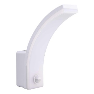 LED-dimbar utomhusvägglampa med rörelse- och skymningssensor LED/12/15/20W/230V IP65 vit