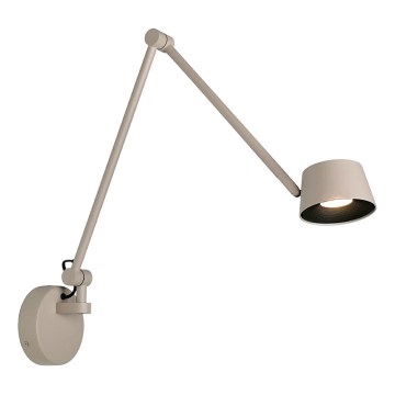 LED-dimbar vägglampa SAVINA LED/9W/230V beige