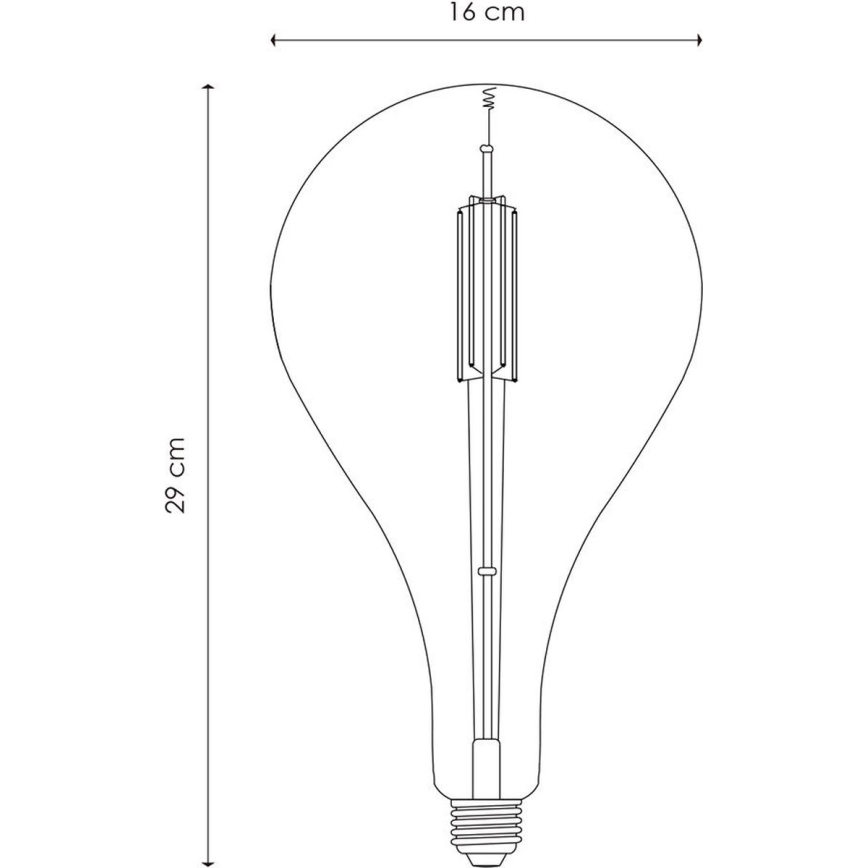 LED Dimbar glödlampa VINTAGE EDISON E27/4W/230V 2700K CRI 90