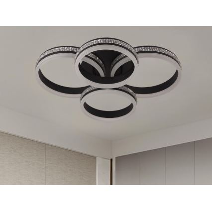 LED dimbar ytmonterad taklampa LED/150W/230V 3000-6500K + fjärrkontroll