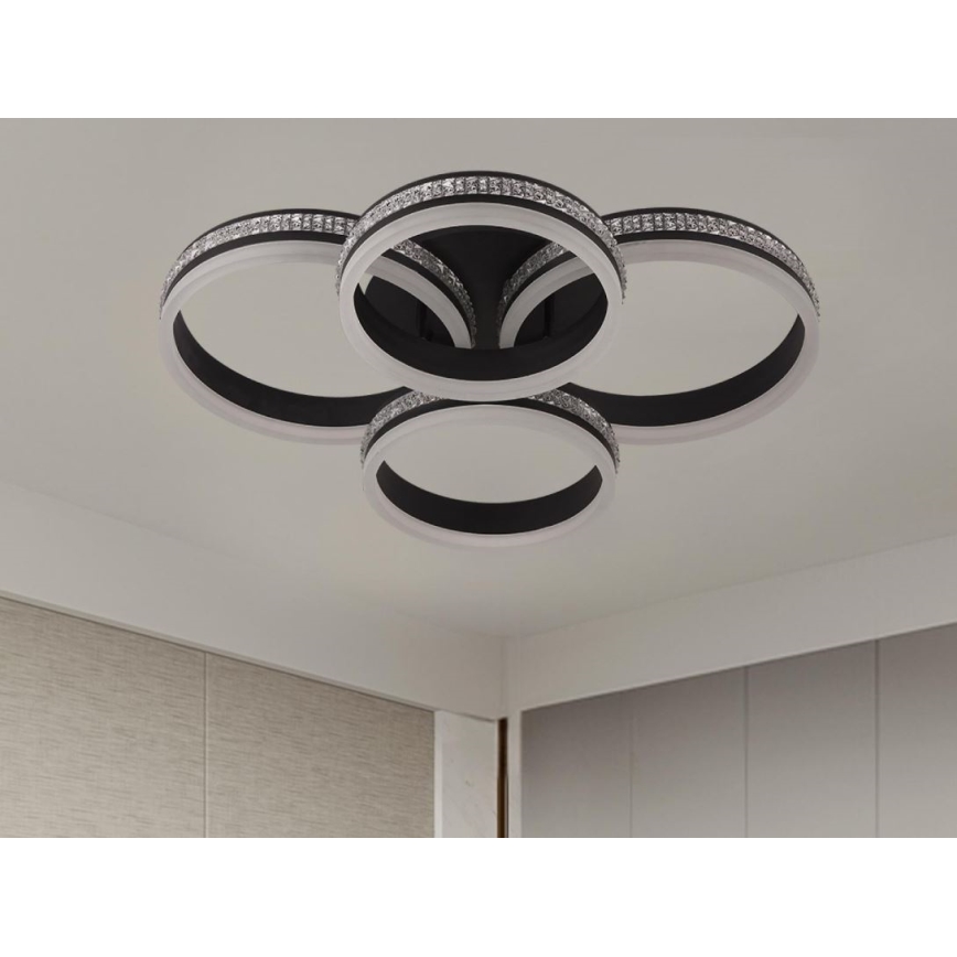 LED dimbar ytmonterad taklampa LED/150W/230V 3000-6500K + fjärrkontroll