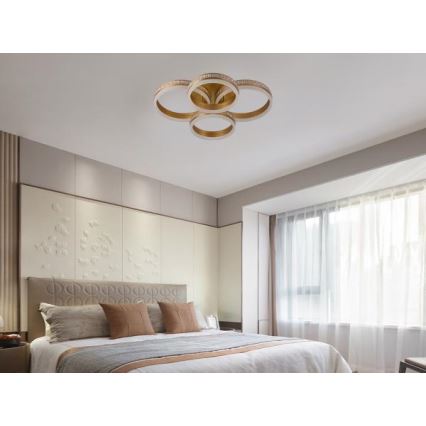 LED dimbar ytmonterad taklampa LED/150W/230V 3000-6500K + fjärrkontroll