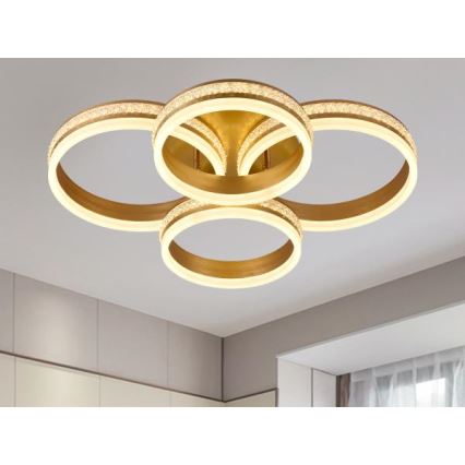 LED dimbar ytmonterad taklampa LED/150W/230V 3000-6500K + fjärrkontroll