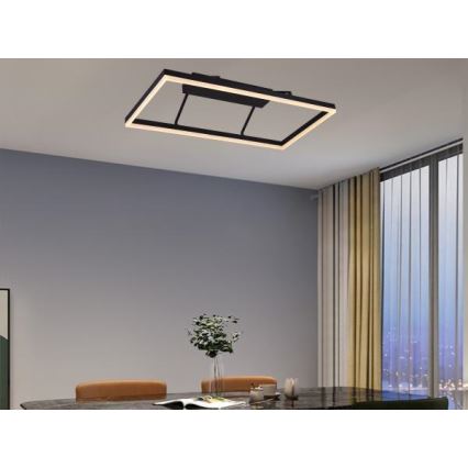 LED dimbar ytmonterad taklampa LED/55W/230V 3000-6500K + fjärrkontroll