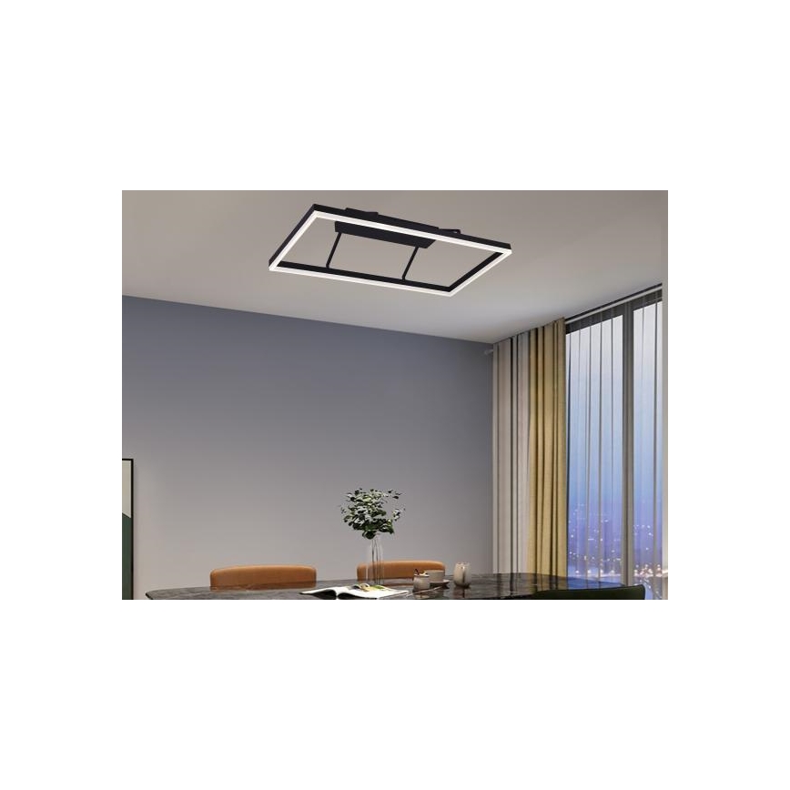 LED dimbar ytmonterad taklampa LED/55W/230V 3000-6500K + fjärrkontroll