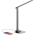 LED Dimbara bordslampa med USB LED/7,5W/230V 3000K/4000K/5500K antracit