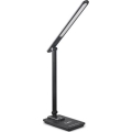 LED Dimbara bordslampa med USB LED/9W/230V 3000K/4000K/5500K svart