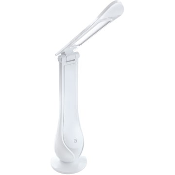 LED Dimbara uppladdningsbara skrivbordslampa LILLY LED/4W/5V 1200 mAh vit