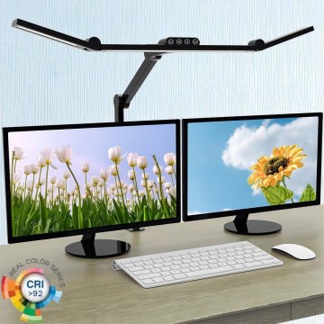 LED Dimbart pekskärm med touch, flexibel bordslampa LED/24W/230V 3000-6500K CRI 92 svart