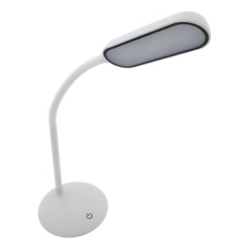 LED Dimbart pekskärmbar flexibel bordslampa LED/6W/5V USB 1200 mAh vit