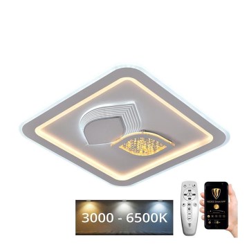 LED Dimbart takarmatur i tak 95W 230V 3000-6500K + fjärrkontroll