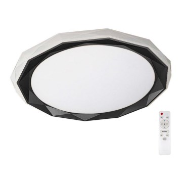 LED Dimbart takarmatur OSCAR LED/45W/230V 3000-6000K svart + fjärrkontroll
