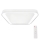 LED Dimbart takarmatur QUADRO LED/38W/230V 3000-6000K vit + fjärrkontroll
