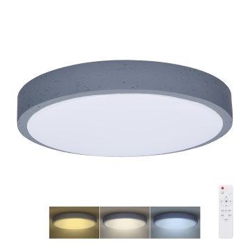 LED Dimbart taklampa GREY LED/60W/230V 3000-6500K grå Ø 49 cm + fjärrkontroll