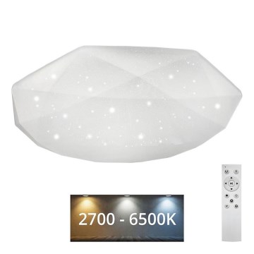 LED Dimbart taklampa INDUS LED/60W/230V 2700-6500K Ø 58 cm + fjärrkontroll