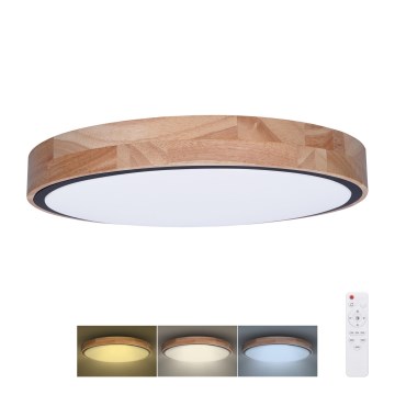 LED Dimbart taklampa IRON OAK LED/60W/230V 3000-6500K ek pr. 51 cm + fjärrkontroll
