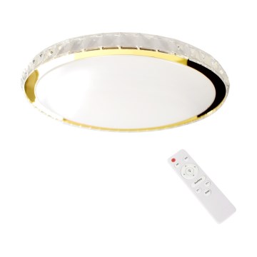 LED Dimbart taklampa LAYLA LED/33W/230V 3000/4000/6000K guld + fjärrkontroll