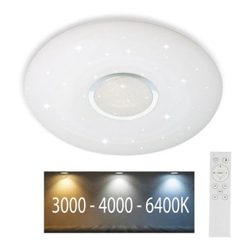 LED Dimbart taklampa LED/40W/230V 3000K/4000K/6500K Ø 49 cm + fjärrkontroll
