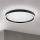 LED Dimbart taklampa MASCA LED/36W/230V 2700/3350/4000K Ø 40 cm svart