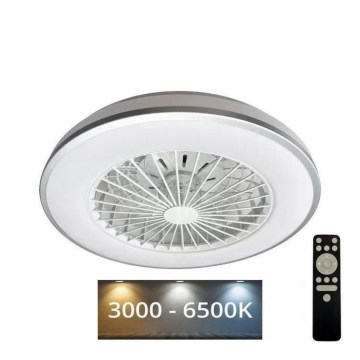 LED Dimbart taklampa med fläkt OPAL LED/48W/230V 3000-6500K + fjärrkontroll