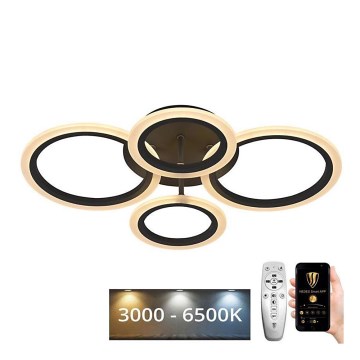 LED Dimbart takmonterat takarmatur LED/50W/230V 3000-6500K + fjärrkontroll