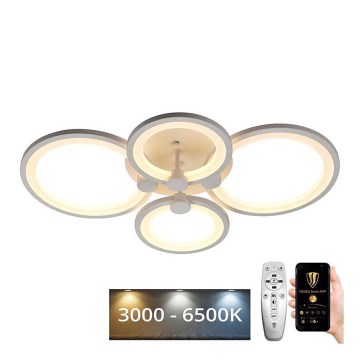 LED Dimbart takmonterat takarmatur LED/65W/230V 3000-6500K + fjärrkontroll