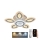 LED Dimbart Takmonterat Taklampa LED/95W/230V 3000-6500K + fjärrkontroll