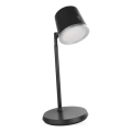 LED Dimbart uppladdningsbart skrivbordslampa 4-i-1 LED/6W/3,7V 3000K/4000K/6500K 1500mAh svart