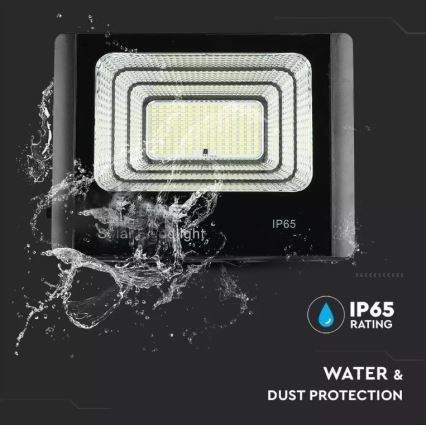 LED Dimmable solar floodlight LED/16W/3,2V 6000K IP65 + Fjärrkontroll