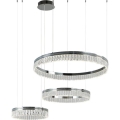 LED Dimmbar kristallkrona på vajer THALIA LED/120W/230V 3000-6000K + fjärrkontroll