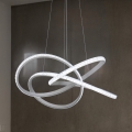 LED-dimmbar pendellampa på vajer LED/95W/230V 3000-6500K Ø 57 cm + fjärrkontroll