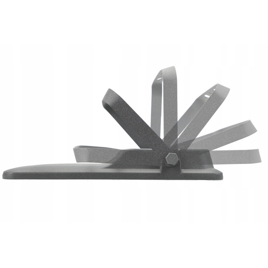 LED dimbar solcellsstrålkastare LED/100W/3,2V 5000K 10500 mAh IP65 svart + fjärrkontroll