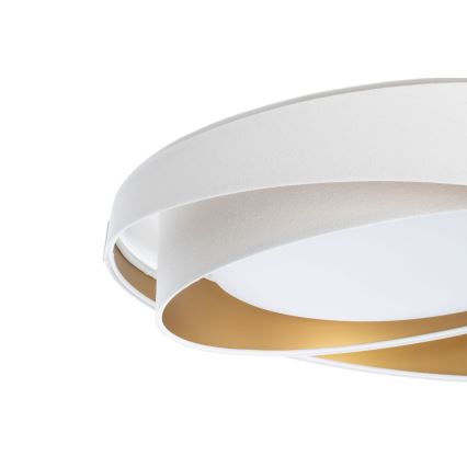 Dimbart LED-takarmatur SMART GALAXY MODERN LED/24W/230V 3000–6500K Ø 55 cm vit/guld + fjärrkontroll