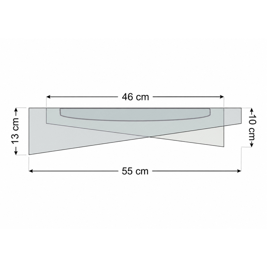 Dimbart LED-takarmatur SMART GALAXY MODERN LED/24W/230V 3000–6500K Ø 55 cm vit/guld + fjärrkontroll