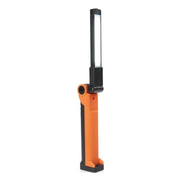 LED-dimmbar uppladdningsbar arbetslampa LED/3W/5V 6500K 2000 mAh orange/svart