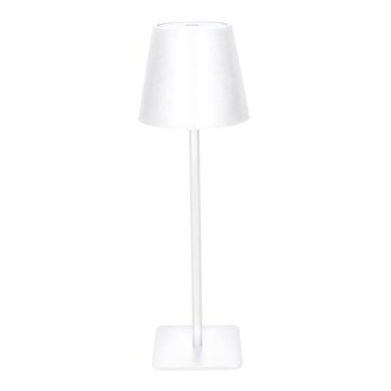 LED-dimmbar uppladdningsbar beröringsstyrd bordslampa LUCCA LED/3,7V 3000/4000/6500K 2000 mAh vit