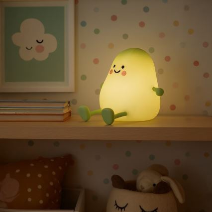 LED-dimbar, uppladdningsbar och beröringsstyrd nattlampa för barn MANGO LED/2,5W/5V 800 mAh