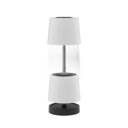 LED dimbar beröringsstyrd uppladdningsbar utomhusbordslampa LED/2W/5V IP44 1200 mAh grå